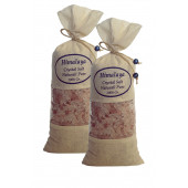 Himalaya Tuzu 2 Kg. Bez Torbada (1kg.x2ad.) İri Taneli Açık Pembe Renk Himalaya Orijinal Tuz - 1