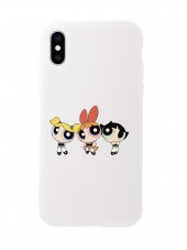 iPhone X Powerpuff Girls Tasarımlı Telefon Kılıfı - 1