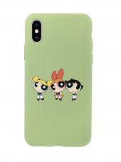 iPhone X Powerpuff Girls Tasarımlı Telefon Kılıfı - 4