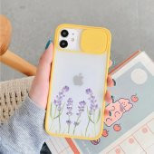 Çiçekli iPhone 11 Kamera Korumalı Telefon Kılıfı - 1