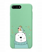 İphone 7 Plus Kuş Ve Ayıcık Telefon Kılıfı - 1