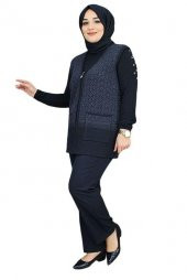 YELPAZE DESENLİ KISA ANNE YELEK - 1