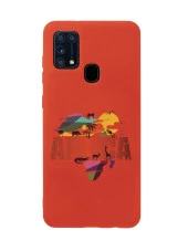 Samsung M21 Africa Premium Silikonlu Siyh Telefon Kılıfı thumbnail 2