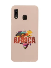 Samsung A30 Africa Premium Silikonlu Telefon Kılıfı thumbnail 1