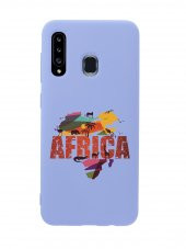 Samsung A20s Africa Premium Silikonlu Telefon Kılıfı - 1