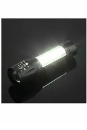 Ultra Güçlü Usb Şarjlı El Feneri Kutulu Kamp Feneri Avcılık Feneri - 3