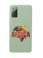 Samsung Note 20 Africa Premium Silikonlu Telefon Kılıfı - 1