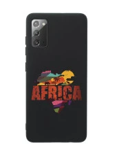 Samsung Note 20 Africa Premium Silikonlu Telefon Kılıfı - 2