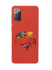 Samsung Note 20 Africa Premium Silikonlu Telefon Kılıfı - 3