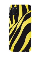 Samsung Note 10 Lite Zebra Desenli Premium Silikonlu Telefon Kılıfı - 1