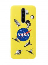 Xiaomi Redmi Note 8 Pro NASA Desenli Premium Silikonlu Telefon Kılıfı - 1