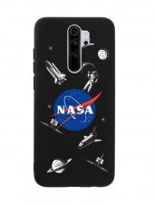 Xiaomi Redmi Note 8 Pro NASA Desenli Premium Silikonlu Telefon Kılıfı - 5