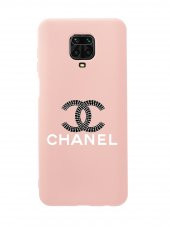 Xiaomi Redmi Note 9 Pro Channel Desenli Premium Silikonlu Telefon Kılıfı - 1