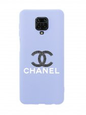 Xiaomi Redmi Note 9 Pro Channel Desenli Premium Silikonlu Telefon Kılıfı - 3