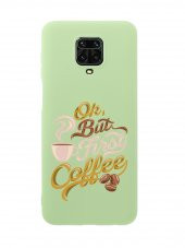 Xiaomi Redmi Note 9 Pro First Coffee Premium Silikonlu Telefon Kılıfı - 1