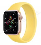 Apple Watch Solo Loop Sarı Silikon Kordon 42mm - 1
