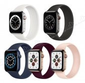 Apple Watch Solo Loop Sarı Silikon Kordon 42mm - 4