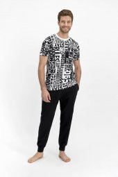 RolyPoly 2371 Freedom Erkek Kısa Kol Pijama Takımı - 1