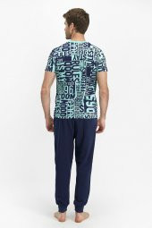 RolyPoly 2371 Freedom Erkek Kısa Kol Pijama Takımı - 4