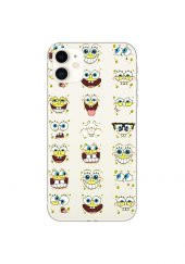 Sunger Bob iPhone 11 Şeffaf Telefon Kılıfı - 1