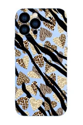 iPhone 13 Pro Uyumlu Love Animals Kamera Lens Korumalı Darbe Emici Silikonlu Lansman Kılıf - 4