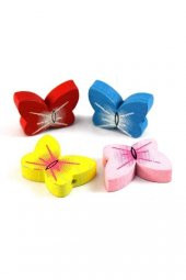 Hayal Sepeti mini Ahşap figürlü Boncuk- Kelebek - 4