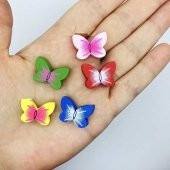 Hayal Sepeti mini Ahşap figürlü Boncuk- Kelebek - 5