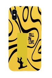 iPhone Xs Max Fall In Love Premium Silikonlu Telefon Kılıfı - 6
