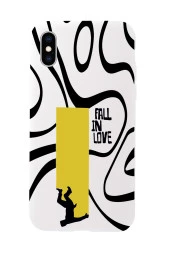 iPhone Xs Max Fall In Love Premium Silikonlu Telefon Kılıfı - 2