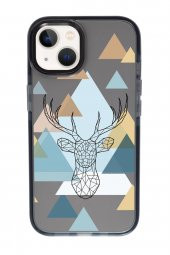 iPhone 13 Polygon Deer Candy Bumper Darbe Emci Silikonlu Telefon Kılıfı thumbnail 3