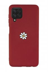 Samsung Galaxy A22 Uyumlu Papatya Desenli Premium Silikonlu Lansman Telefon Kılıfı - 3