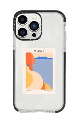 iPhone 13 Pro Max Palermo Casetify Darbe Emci Silikonlu Telefon Kılıfı - 1
