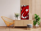 BİONNSHOP ÖZEL SERİ TÜRK BAYRAĞI KANVAS TABLO - 1