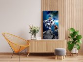 BİONNSHOP ÖZEL SERİ BUZ DEVRİ ASTRONOT SİD ÇOCUK ODASI DEKORASYON KANVAS TABLO - 1