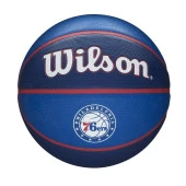 Wilson NBA Team Tribute Philadelphia 76ers Basket Topu thumbnail 1
