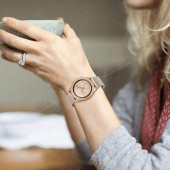 Eiroo Samsung Galaxy Watch Active 2 Siyah Metal Kordon (44 mm) - 3