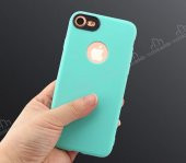 Totu Design iPhone 7 / 8 Kamera Korumalı Lacivert Silikon Kılıf - 3