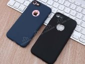 Totu Design iPhone 7 / 8 Kamera Korumalı Lacivert Silikon Kılıf - 6