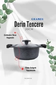 ThermoAD | Tencere Seti | Graneu Serisi | 7 Parça | Gri - 5