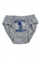 Koza Erkek Çocuk Renkli Baskılı Slip Külot 5 li Karışık Paket - 5