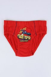 Koza Erkek Çocuk Renkli Baskılı Slip Külot 5 li Karışık Paket - 7