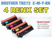 Brother TN273 / TN277  DCP-L3551CDW  4 Renk Muadil Toner Seti - 2