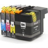 Premium Brother DCP J100 Uyumlu 4 Renk Muadil Kartuş Seti - 1