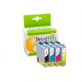 Prıntpen Epson T1291 T1292 T1293 T1294 Muadil Kartuş Seti - 2