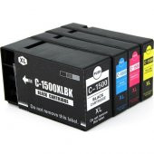 Premium Canon Maxıfy 1500Xl Uyumlu 4 Renk Muadil Kartuş Seti - 1