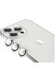 Logis Apple İphone 12 Pro Taşlı Kamera Lens Koruma Camı 3lü - 4