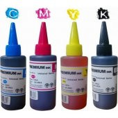 Photo Print Epson L310,L355,L365,L382,L386,L455 Uyumlu 4 Renk Kaliteli Mürekkep Seti 4 x 100 ml - 1