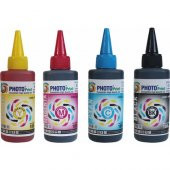 Photo Print Lexmark Yazıcılar İçin Bitmeyen Kartuş 4 Renk 100 ml Japon Mürekkep Seti thumbnail 2