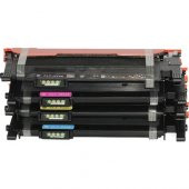 Premium® Samsung CLP360 Uyumlu 4 Renk Muadil Toner Seti - 1