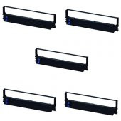 Print Şerit Epson LQ 1000 + LQ 1010 + LQ 1050 Muadil Şerit 4 + 1 5 Adet Kartuş Nokta Vuruşlu Ekonomik Yazıcı Şeridi - 2